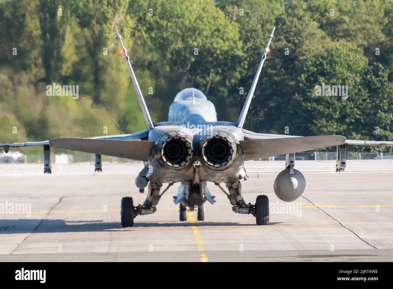 McDonnell Douglas CF18 F18 Kanadischer Militärjäger startet auf