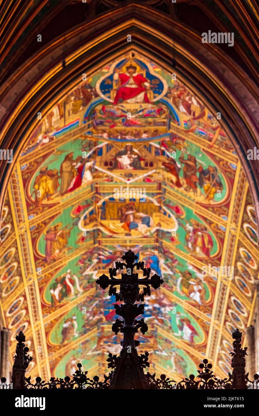 Großbritannien, England, Cambridgeshire, Ely, Ely Cathedral Stockfoto