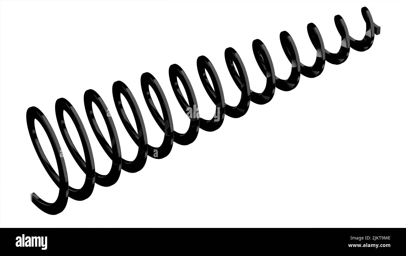 helix isolierte DNA weißer Hintergrund 3D Abbildung Rendern Stockfoto