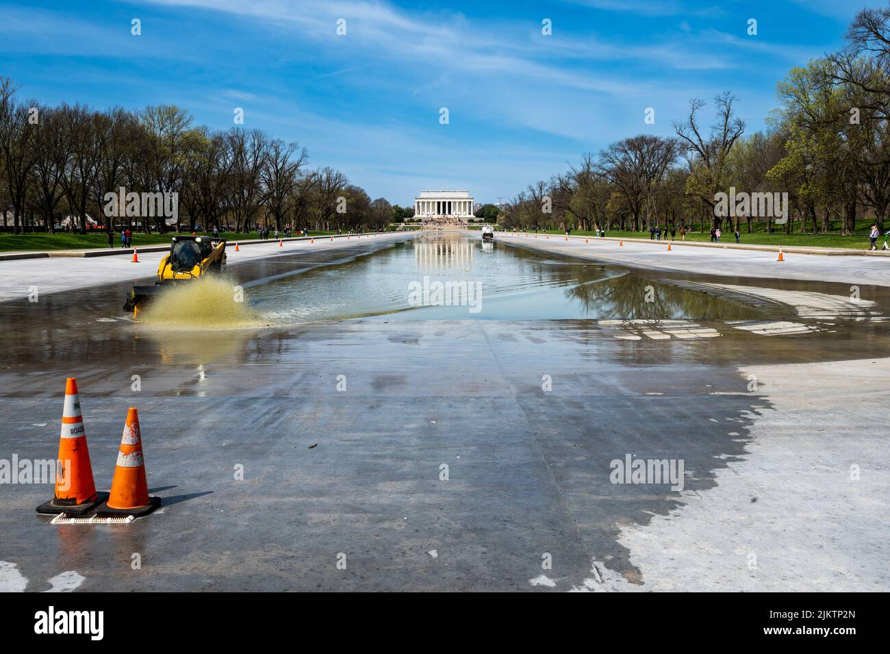 Die Denkmäler in Washington DC, Hauptstadt der Nation Stockfoto