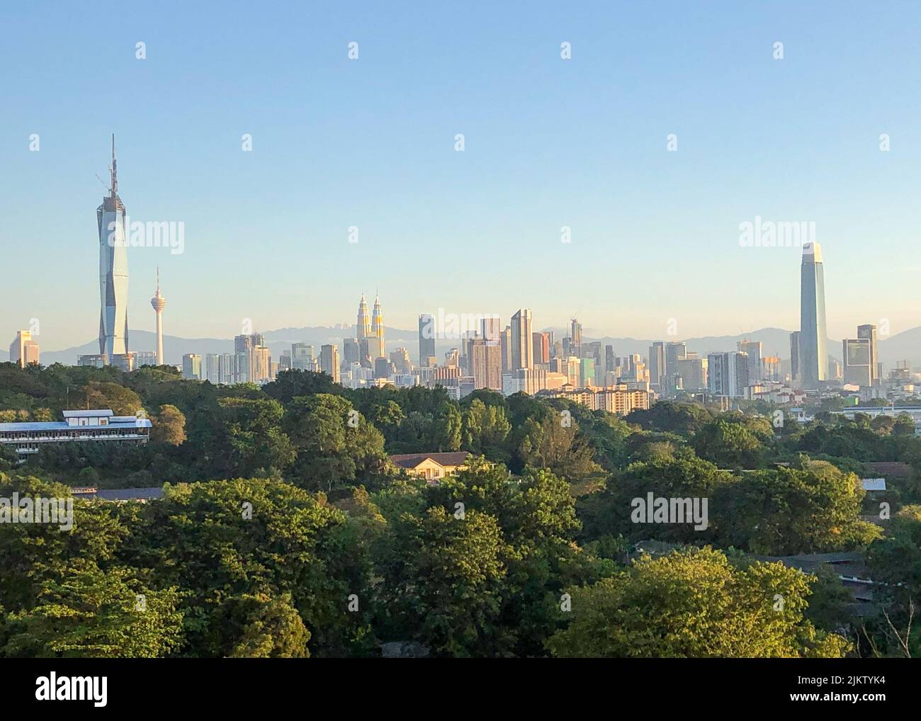 Ein Kuala Lumpur Stadtbild Malaysia Stockfoto