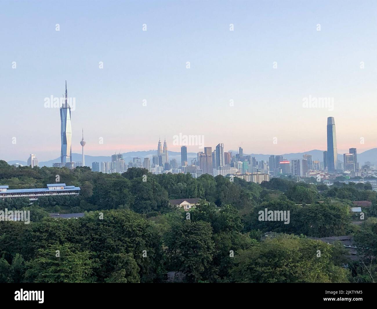 Ein Kuala Lumpur Stadtbild Malaysia Stockfoto