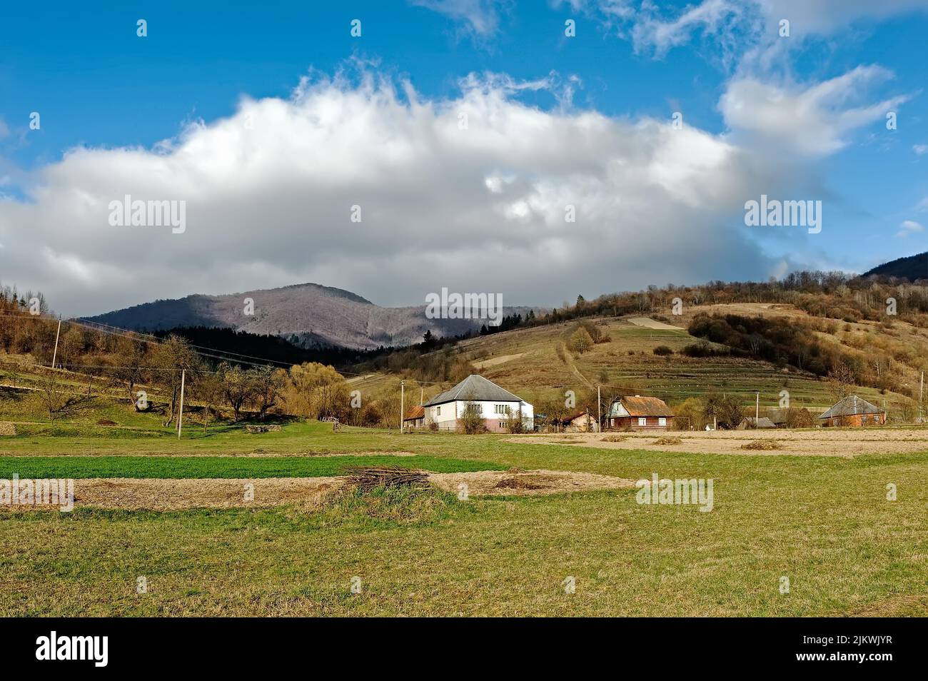 Zakarpattias Landschaft in der Ukraine Stockfoto