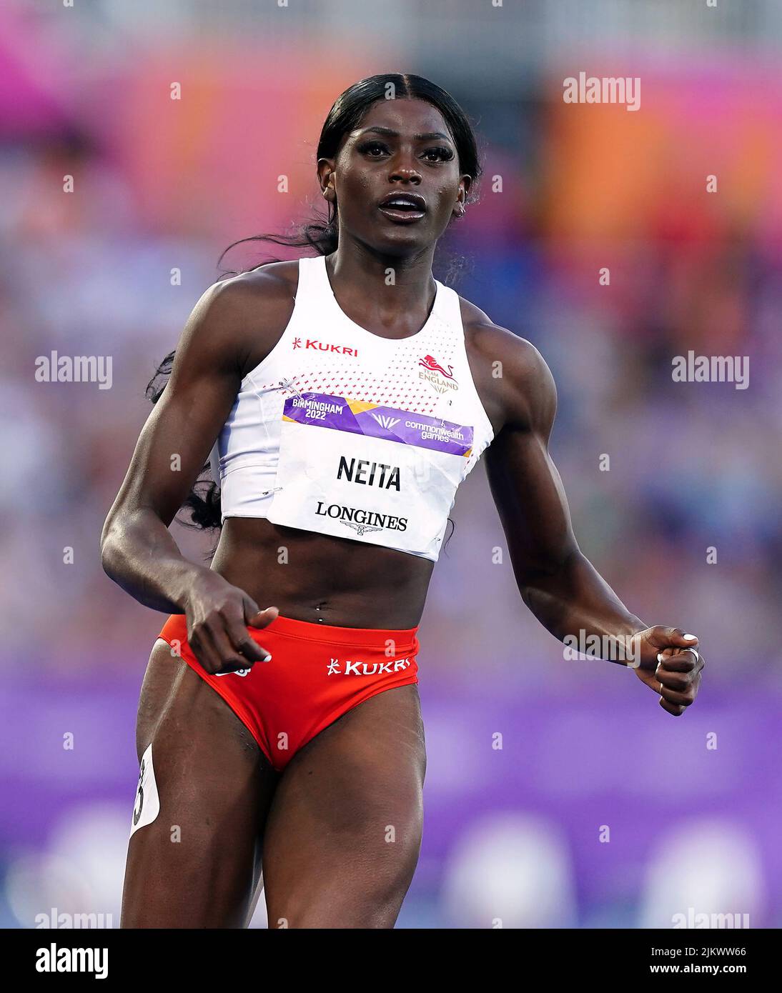 Die Engländerin Daryll Neita tritt am sechsten Tag der Commonwealth ...