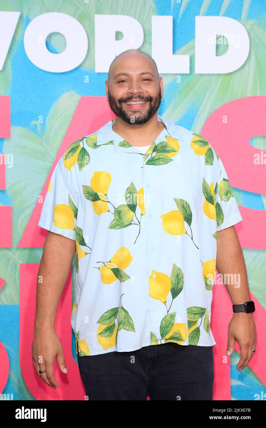 2. August 2022, Los Angeles, Kalifornien, USA: LOS ANGELES - 2. August: Colton Dunn bei der Weltpremiere des Ostersonntages im TCL Chinese Theatre IMAX am 2. August 2022 in Los Angeles, CA (Bildquelle: © Nina Prommer/ZUMA Press Wire) Stockfoto