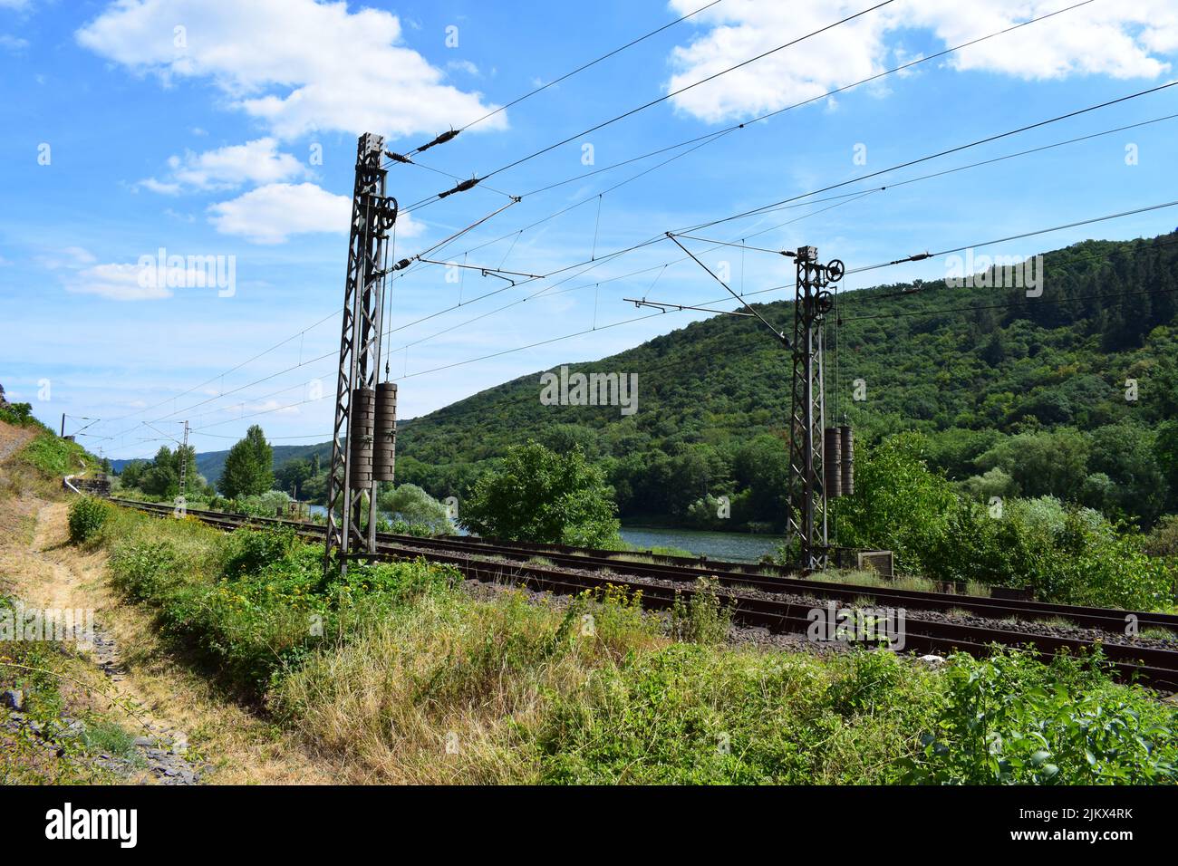 Moseltalbahn Stockfoto