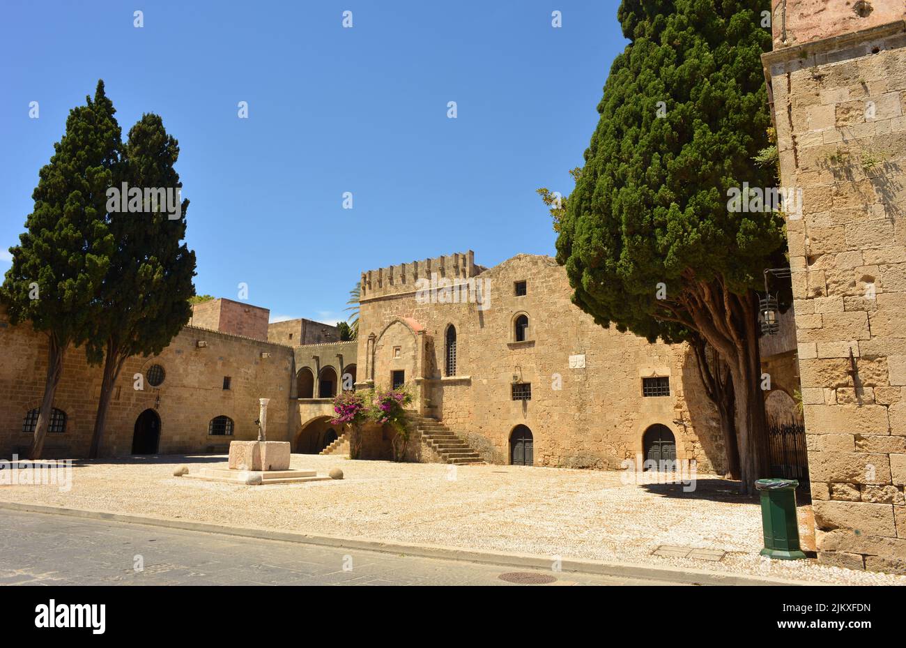 Platz der hebräischen Märtyrer, Rhodos, Griechenland Stockfoto