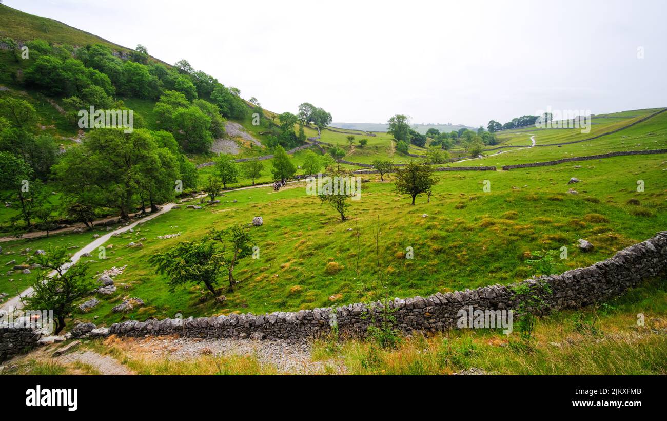 Eine schöne Aufnahme des Yorkshire Dales National Park Stockfoto