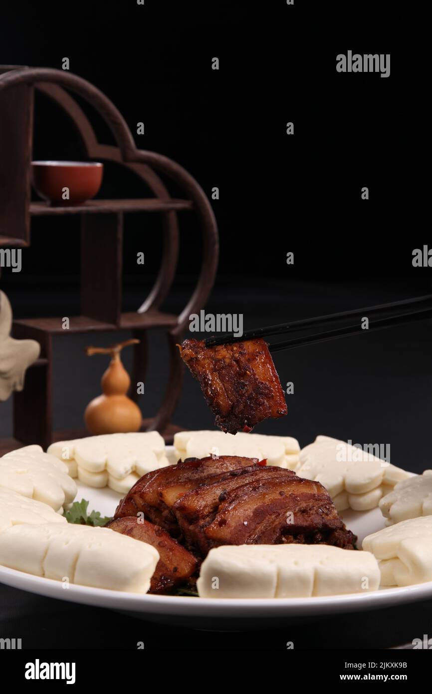 Geeignet für Fotos der chinesischen Küche in Restaurants Stockfoto