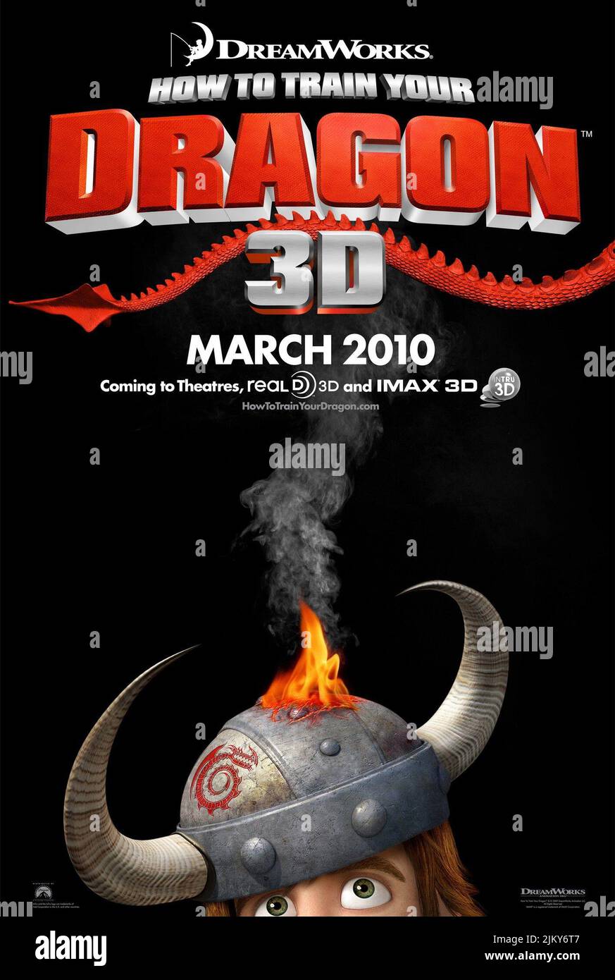 HICCUP POSTER, WIE MAN DEINEN DRACHEN TRAINIERT, 2010 Stockfoto