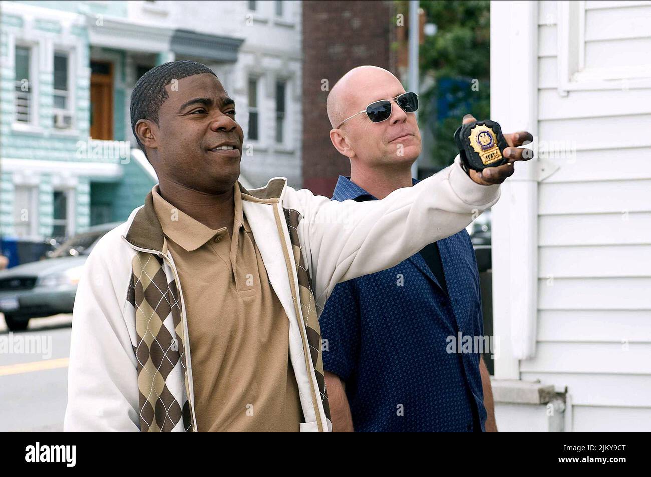 TRACY MORGAN, Bruce Willis, COP OUT, 2010 Stockfoto