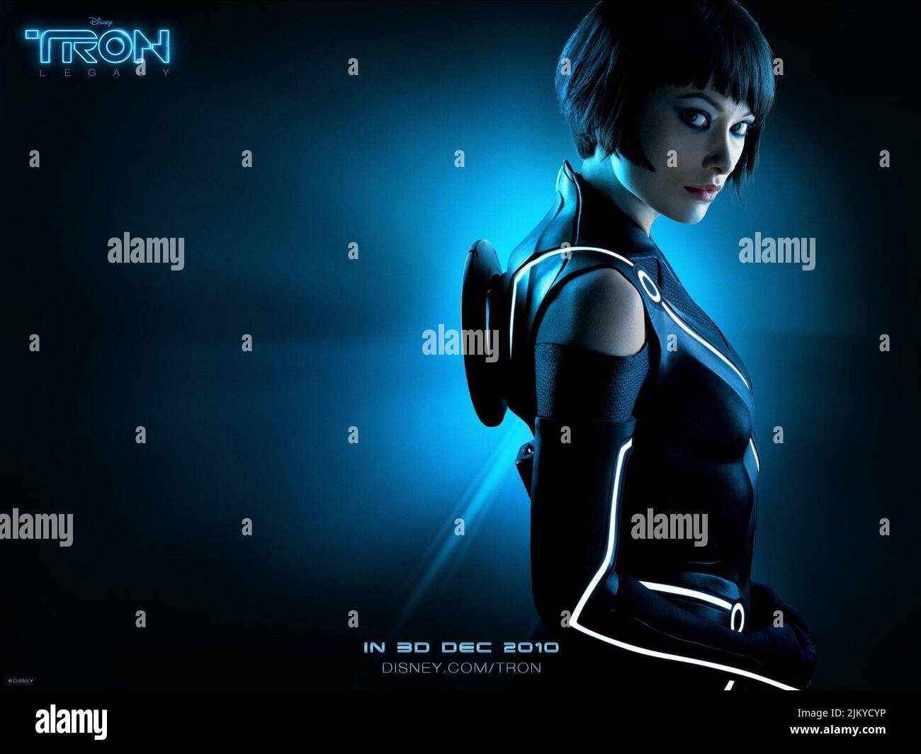 OLIVIA WILDE POSTER, TRON: Legacy, 2010 Stockfoto