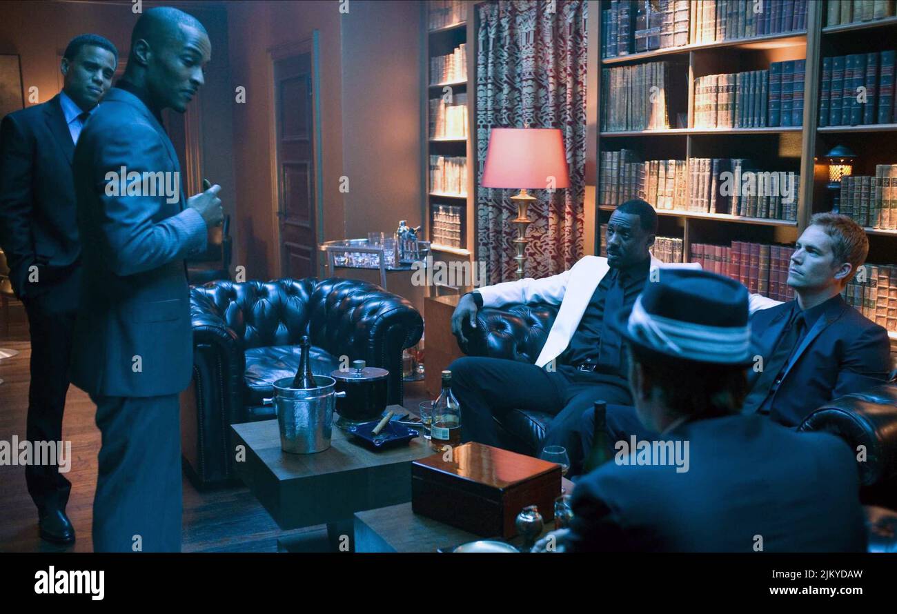 MICHAEL EALY, T.I. (CLIFFORD JOSEPH HARRIS JR.), IDRIS ELBA, Paul Walker, Abnehmer, 2010 Stockfoto