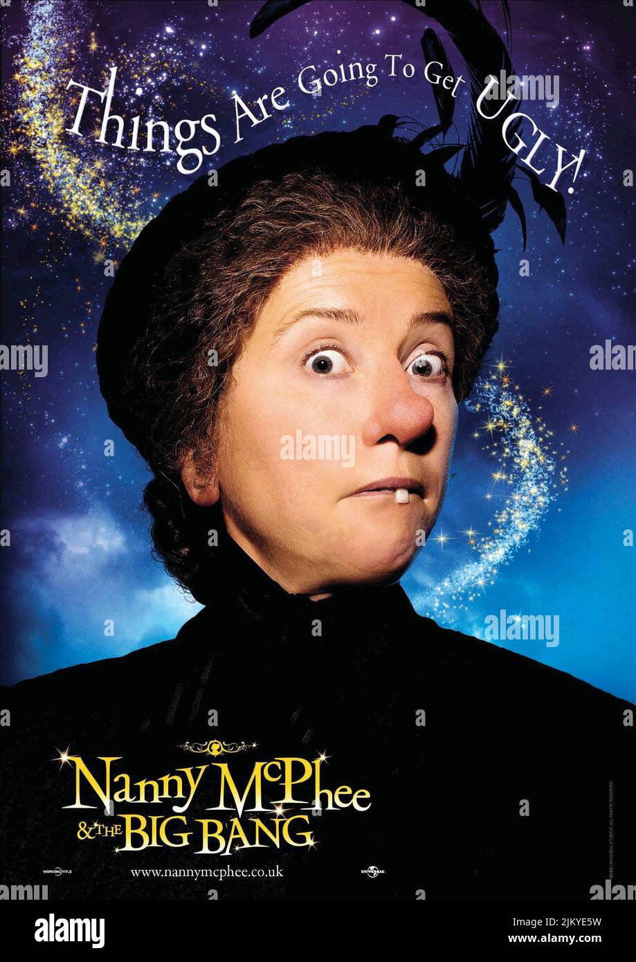 EMMA THOMPSON POSTER, NANNY MCPHEE UND DER URKNALL, 2010 Stockfoto