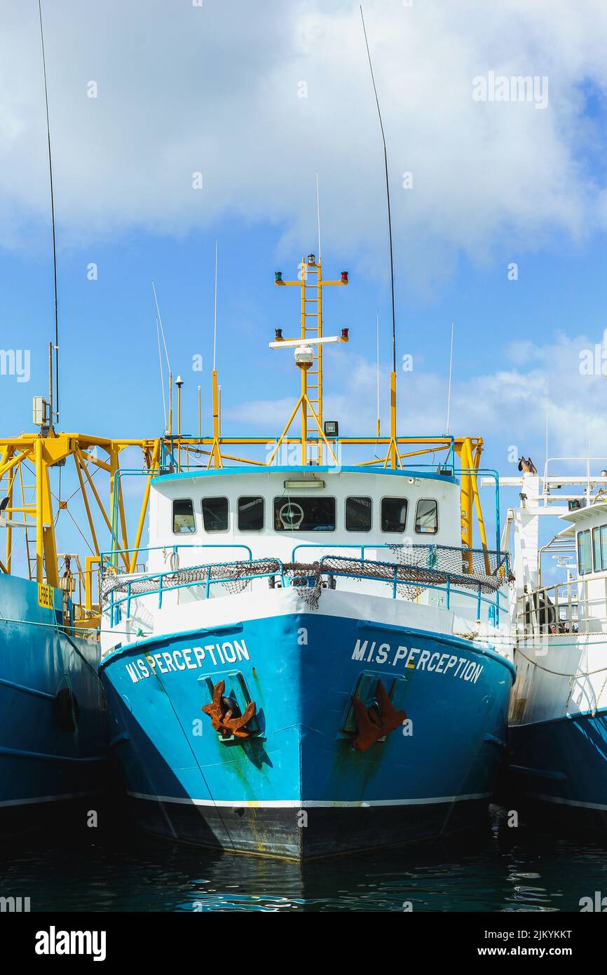 Fischerboot bereit für die Ozeanreise Stockfoto