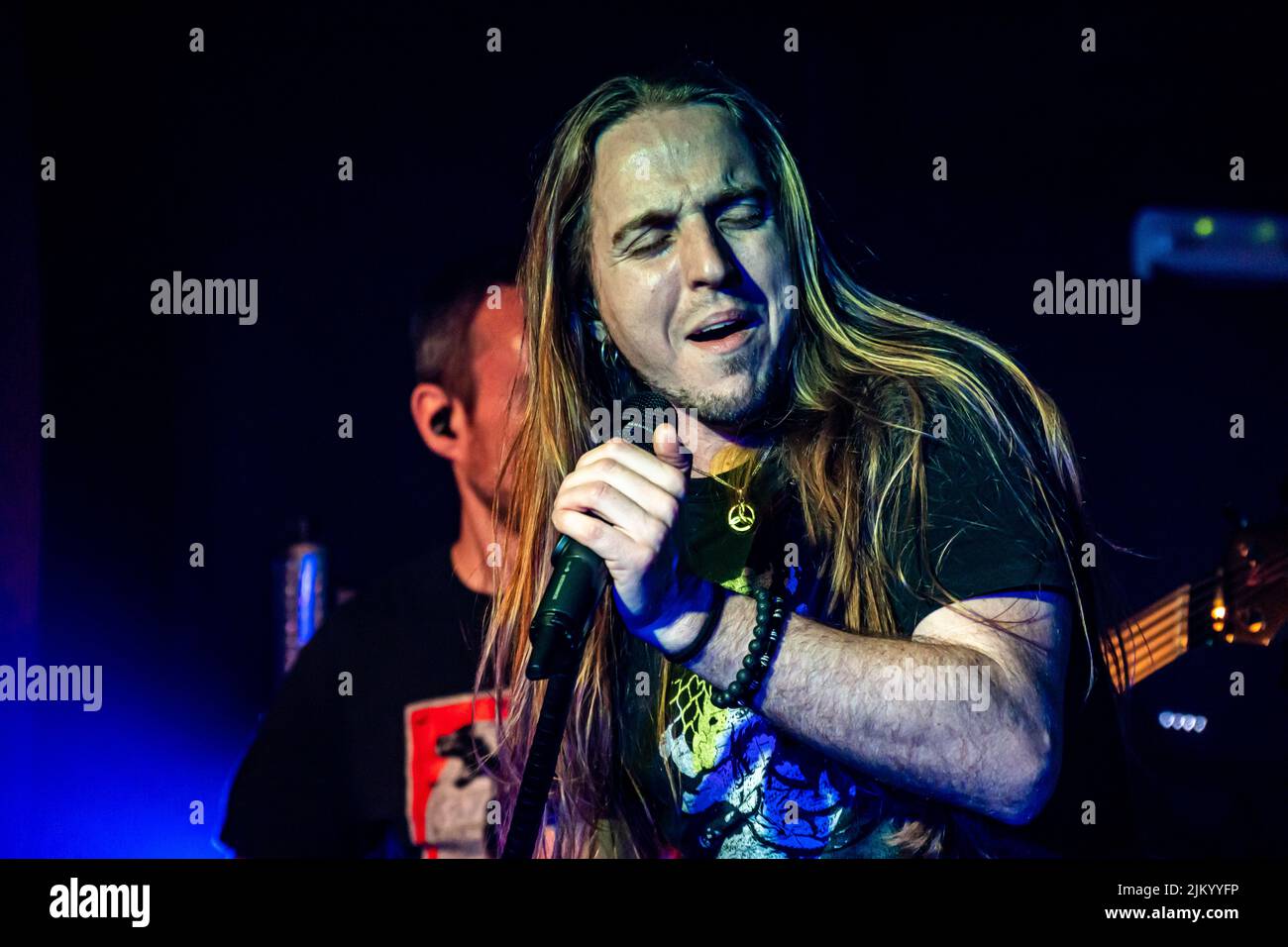 Madrid, Spanien. 14. April 2022. Konzert der spanischen Musikgruppe Daeria in der Hysteria-Halle im Viertel Arguelles. Stockfoto