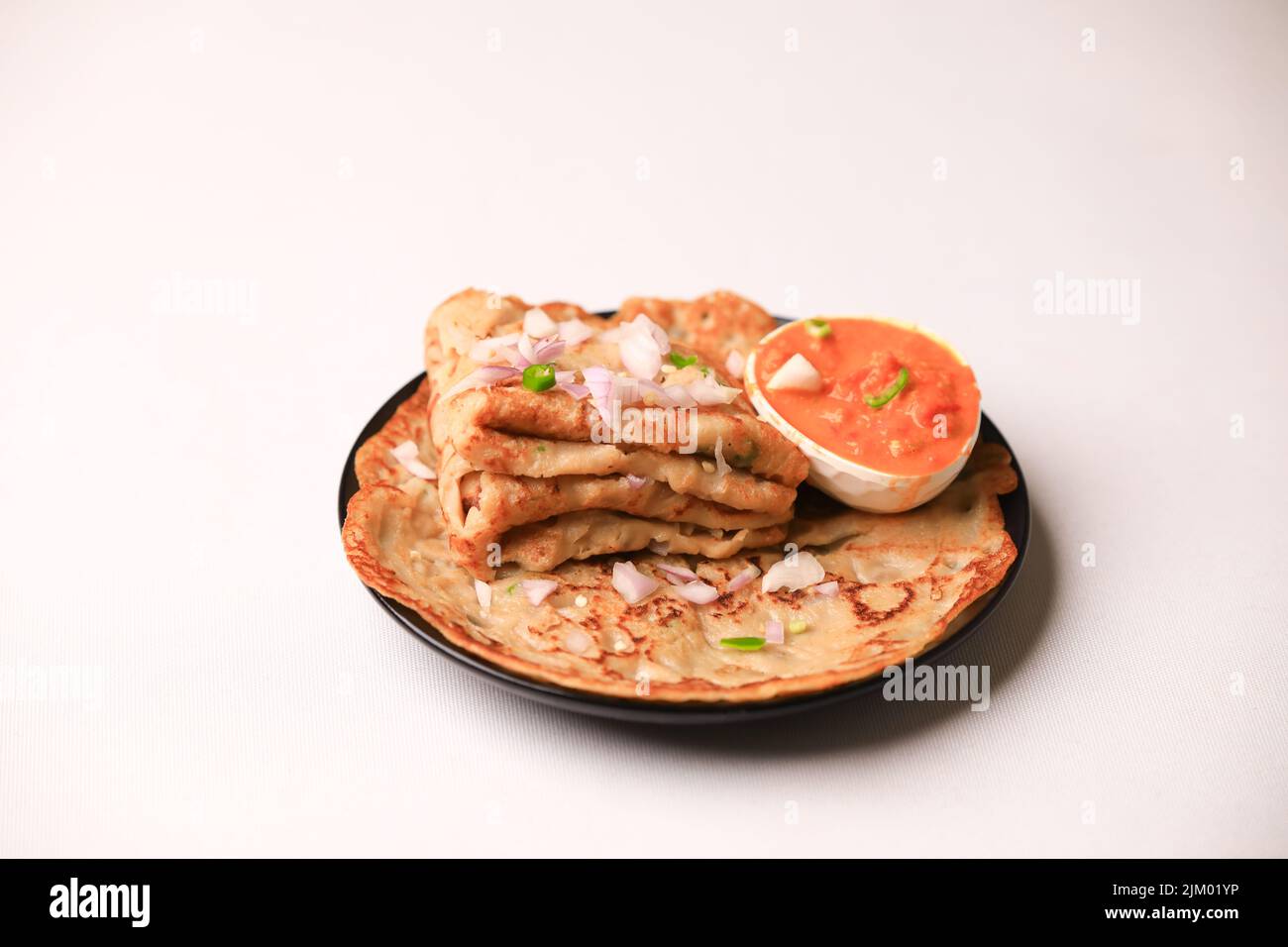 indisches berühmtes traditionelles Frühstück und Tiffins Stockfoto