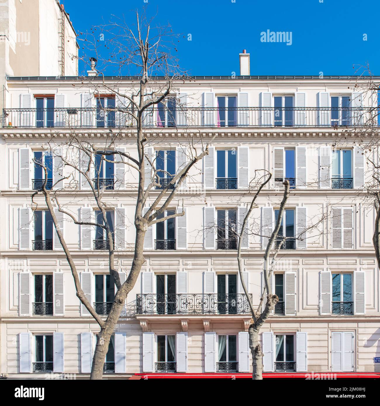 Neuilly-sur-seine, luxuriöse Gebäude im Zentrum Stockfoto