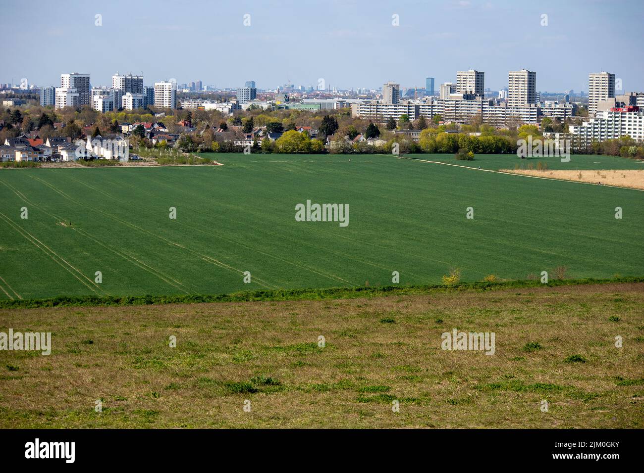 Ein Vorort von Gropiusstadt in Berlin Stockfoto