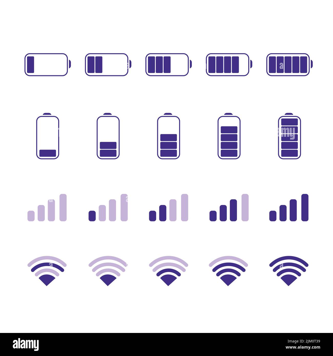 Vektorsymbole von Verbindungssymbolen. Stock Vektor