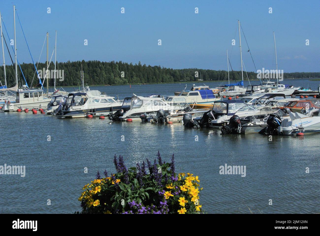 Loviisa City Finnland Stockfoto