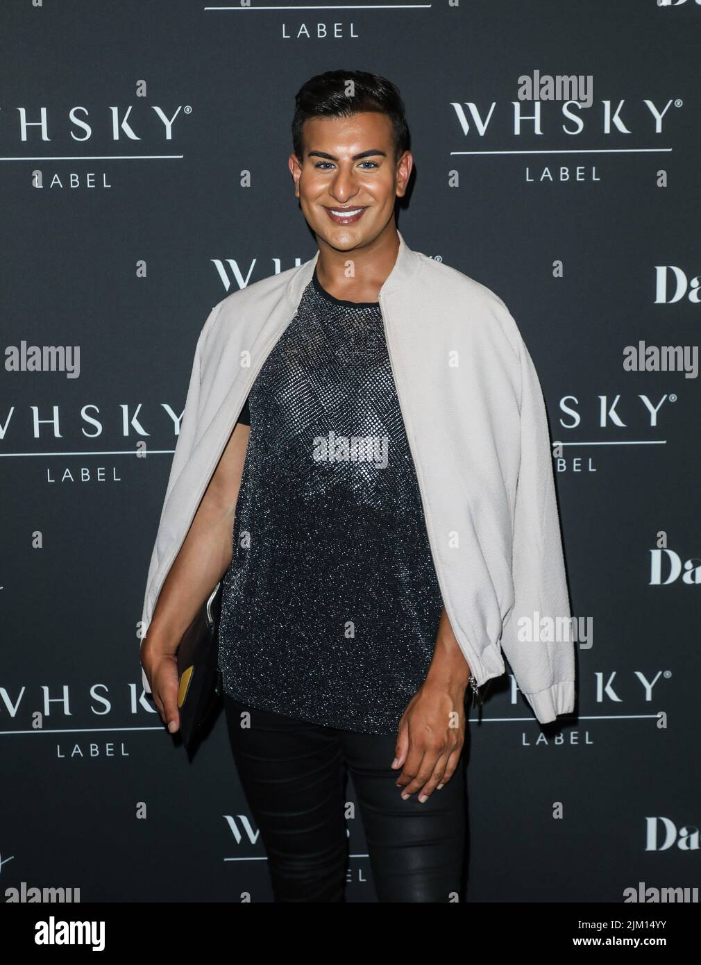 Junaid Ahmed hat an der WHSKY Label Launch Party in Aues in London teilgenommen Stockfoto