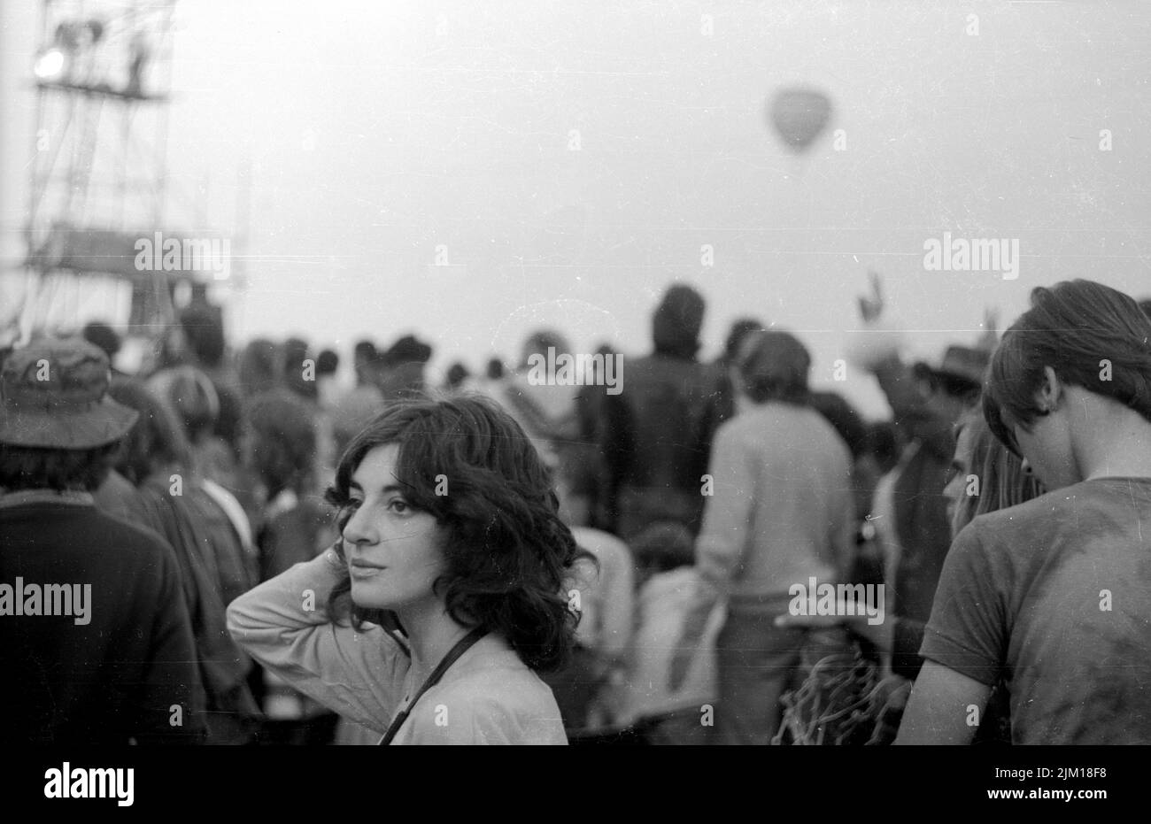 1970 Isle of Wight Festival, Großbritannien Stockfoto