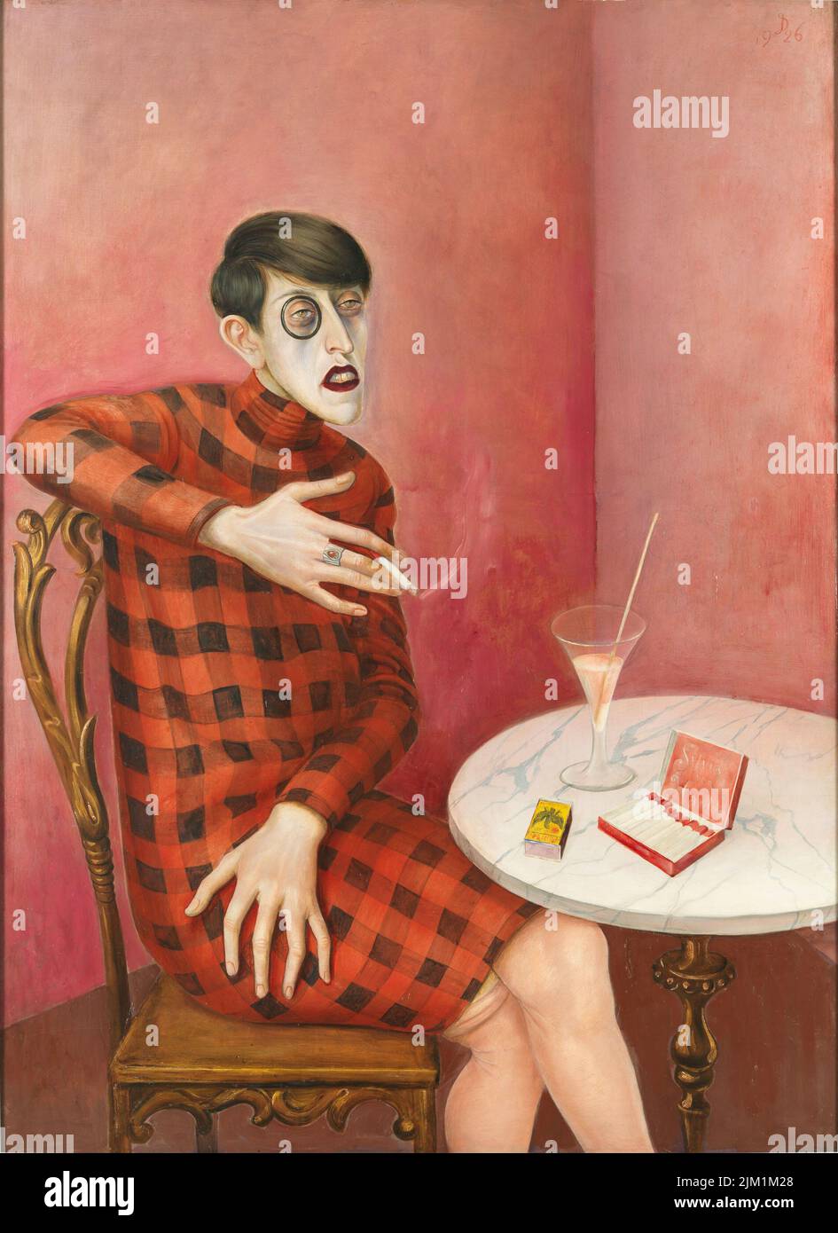 Bildnis Der Journalistin Sylvia Von Harden Porträt der Journalistin Sylvia von Harden. Museum: Musée national d