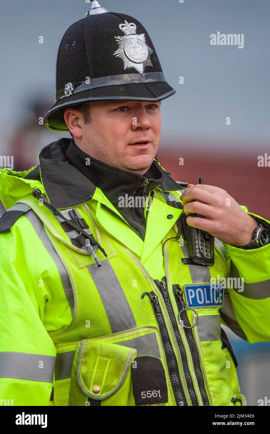 Polizeibeamter Großbritannien Stockfoto