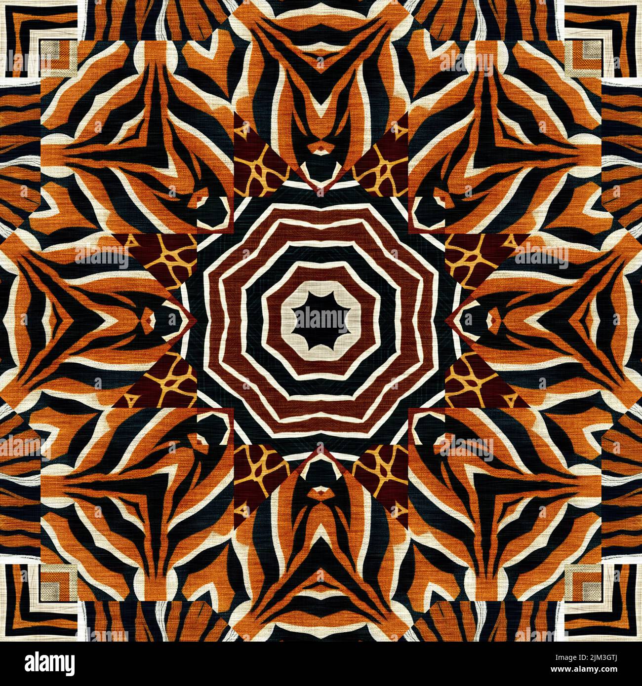 Muster aus afrikanischem Kente-Stoff in Patchwork-Optik. Nahtlose  geometrische Steppqualität auf dem gesamten Hintergrund. Geflickt Boho  Teppich Safari Shirt repetitive Fliesen Stockfotografie - Alamy