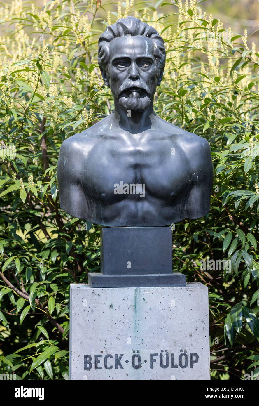 Er war ein ungarischer Bildhauer, der für seine Medaillenskulpturen bekannt war Stockfoto