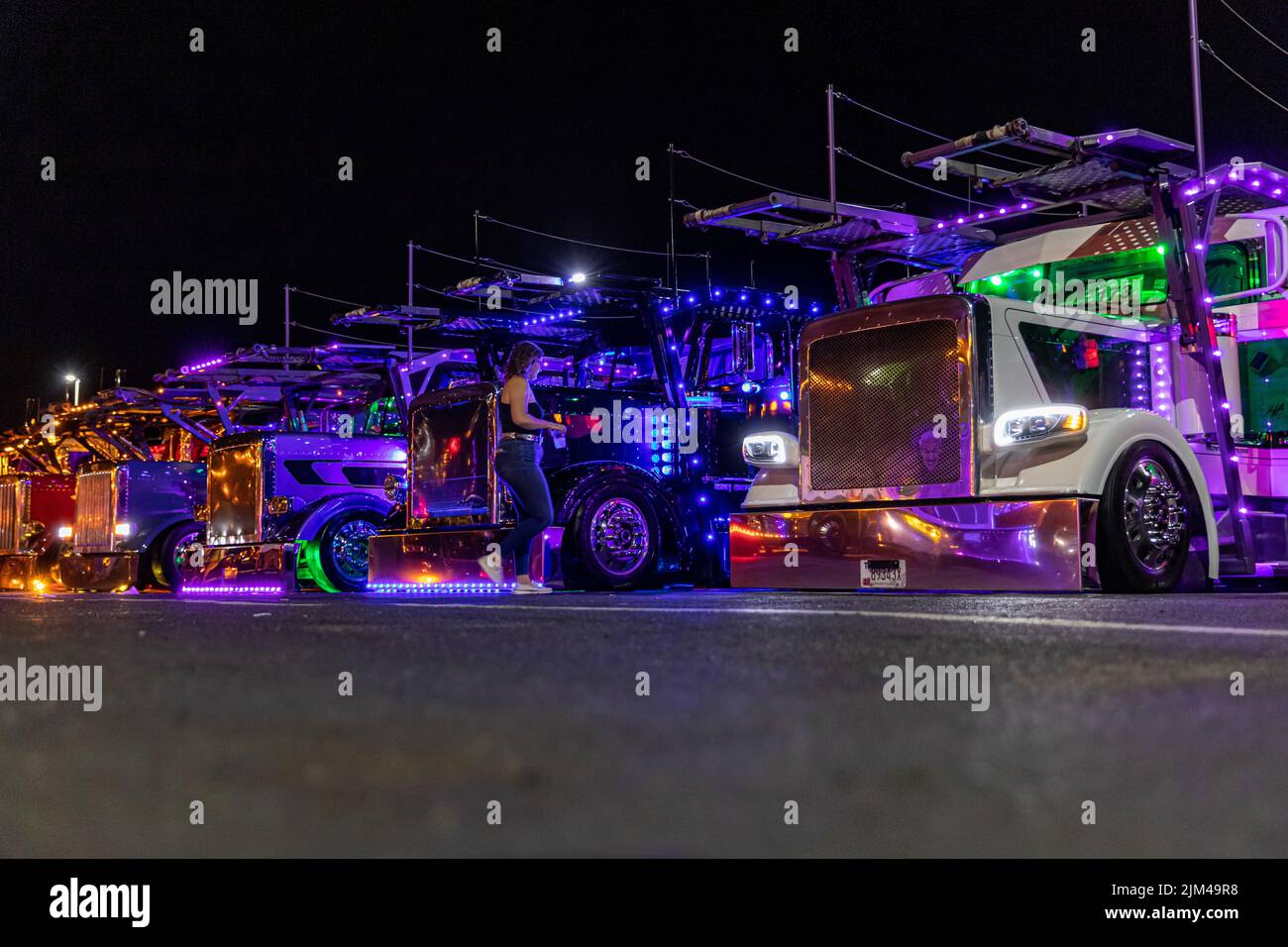 Die 75 Chrome Shop Truck Show 2022 Stockfoto