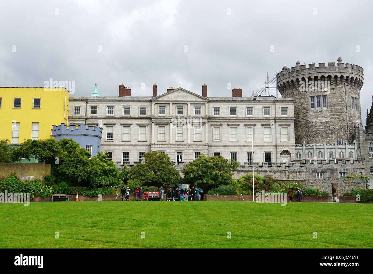 Garden, Dublin Castle, Caisleán Bhaile Átha Cliath, Dublin, Baile Átha Cliath, Irland, Éire, Irland, Írország, Europa Stockfoto