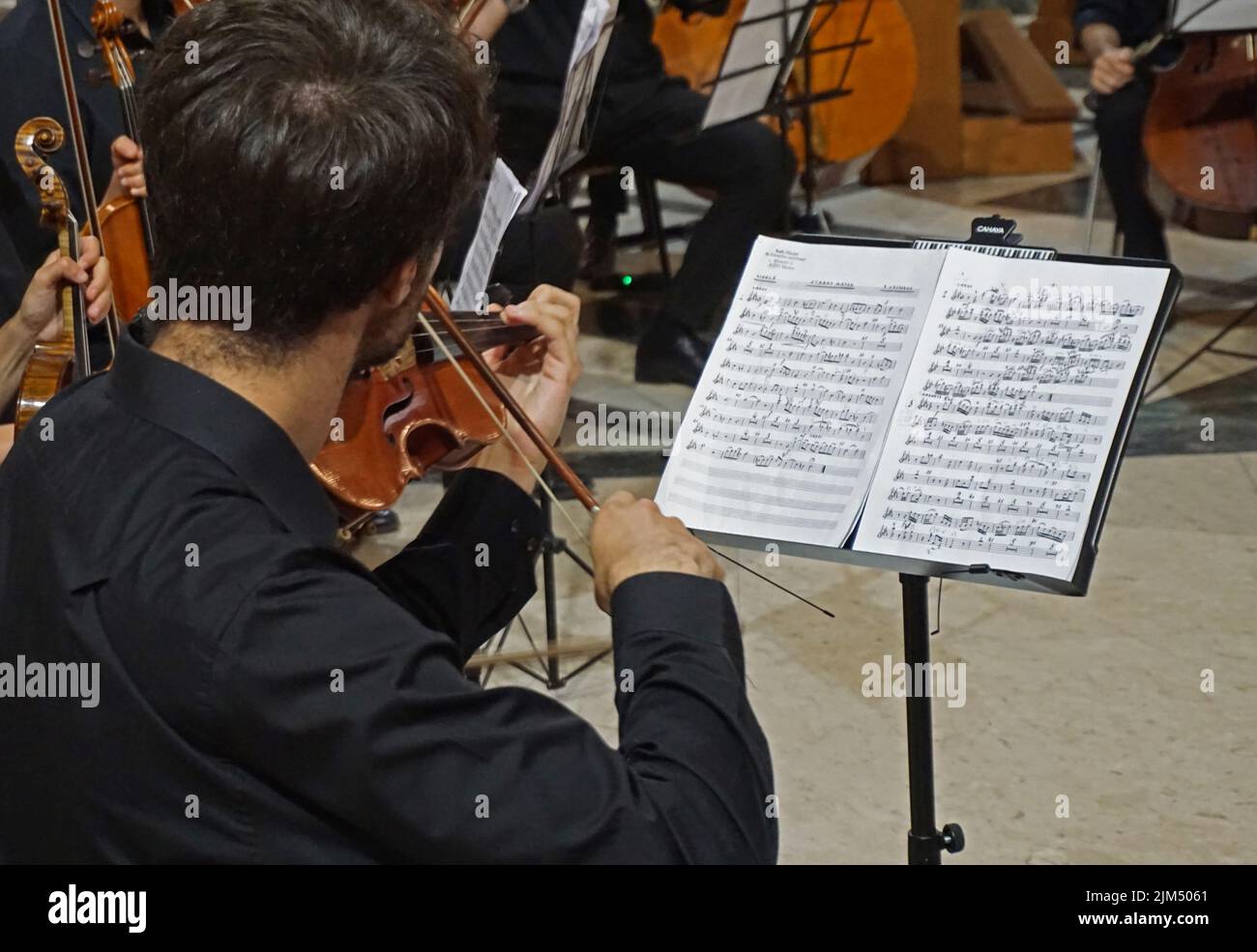 Klassisches Konzert in Sassari, Sardinien, Italien Stockfoto