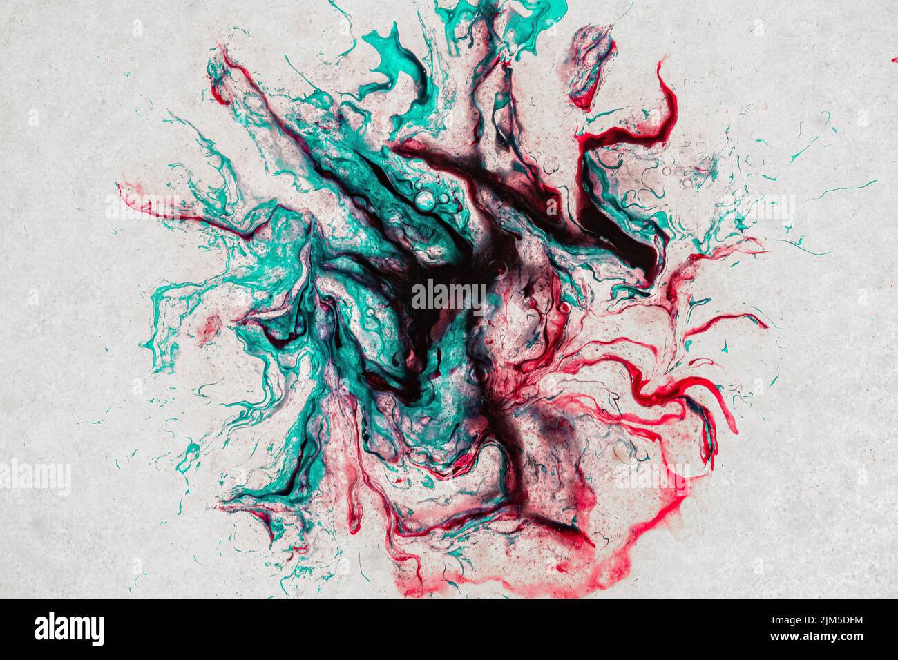 Ein abstraktes Aquarell von Hand bemalt Stockfoto