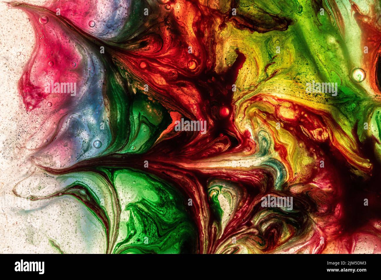 Ein abstraktes Aquarell von Hand bemalt Stockfoto