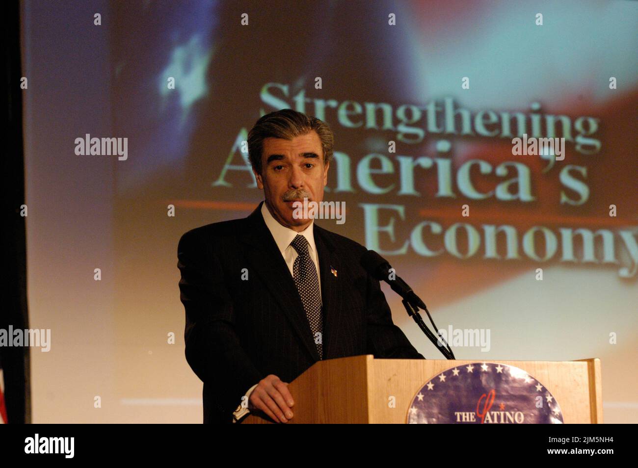 Büro des Sekretärs - Latin Small Business Economic Conference Stockfoto