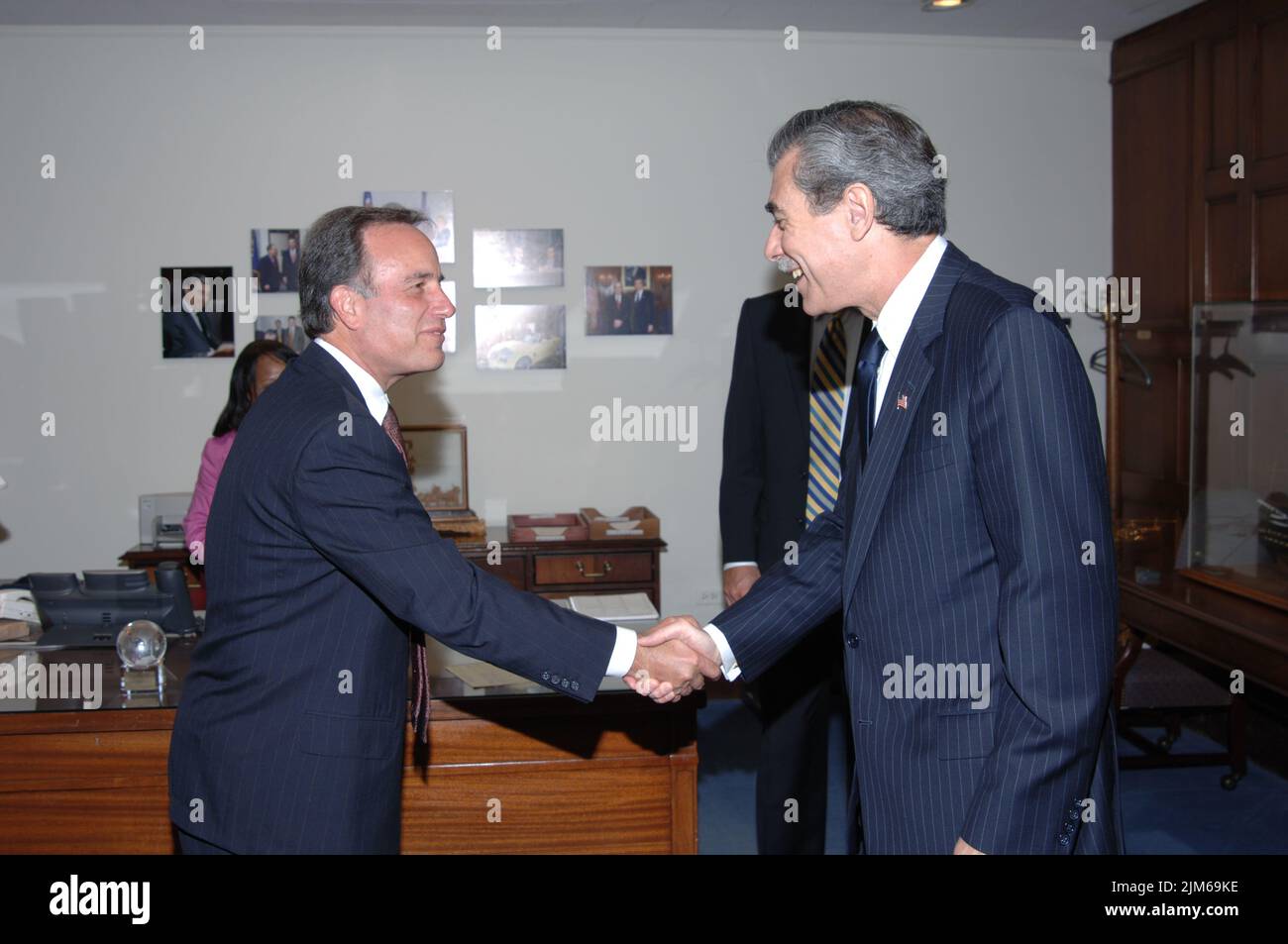 Büro des Sekretärs - Vereidigung von John Sullivan Stockfoto