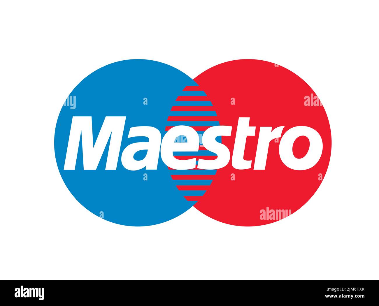 POLEN, BRESLAU - 22. JULI 2022: MAESTRO International payment System icon. Vektorversion für Websites, Anwendungen und Anwendungen in Informationen Stock Vektor