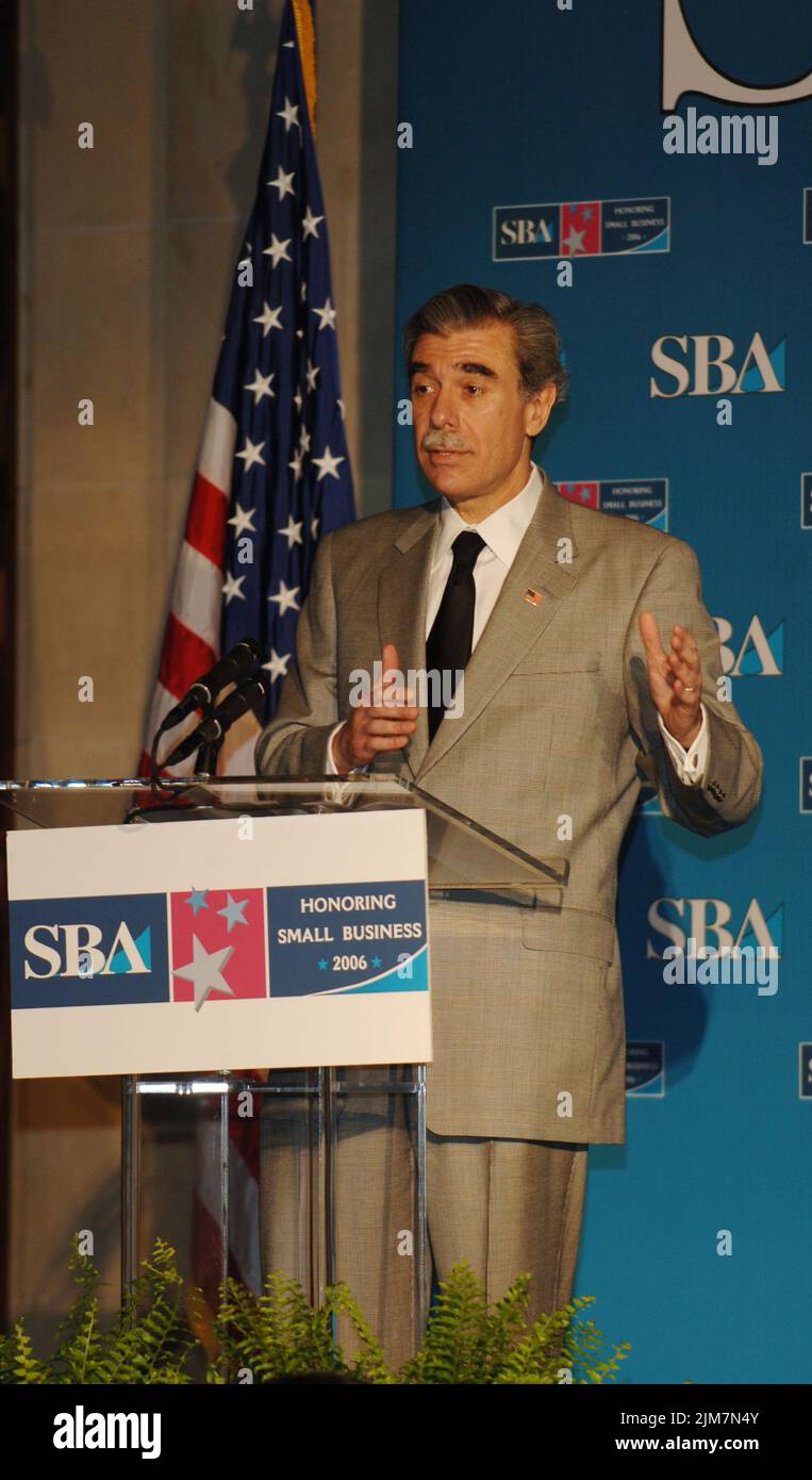 Büro des Sekretärs (Carlos Gutierrez) - Small Business Administration National Small Business Week Lunch Stockfoto