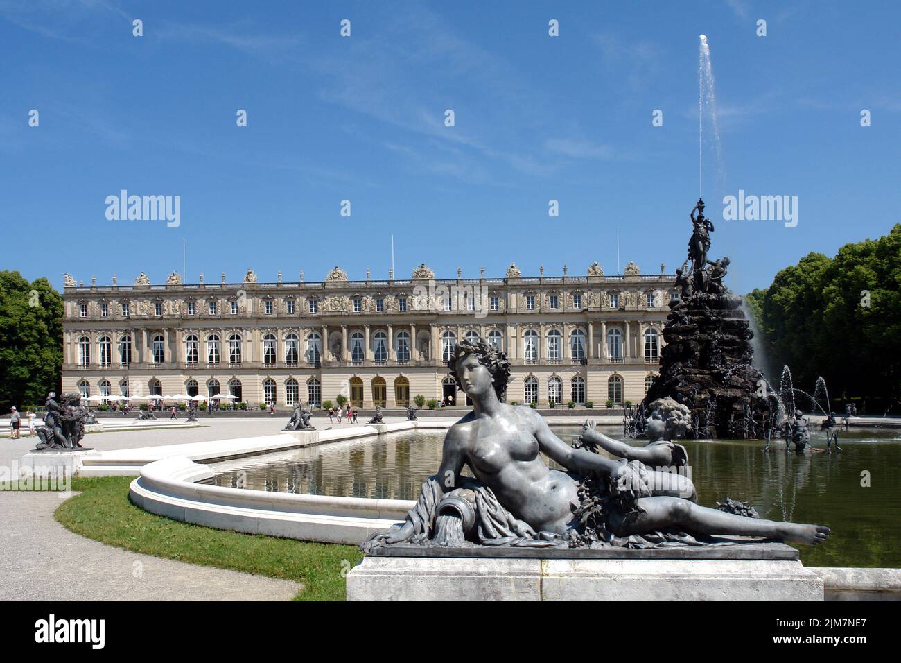 Schloss Herrenchiemsee Stockfoto