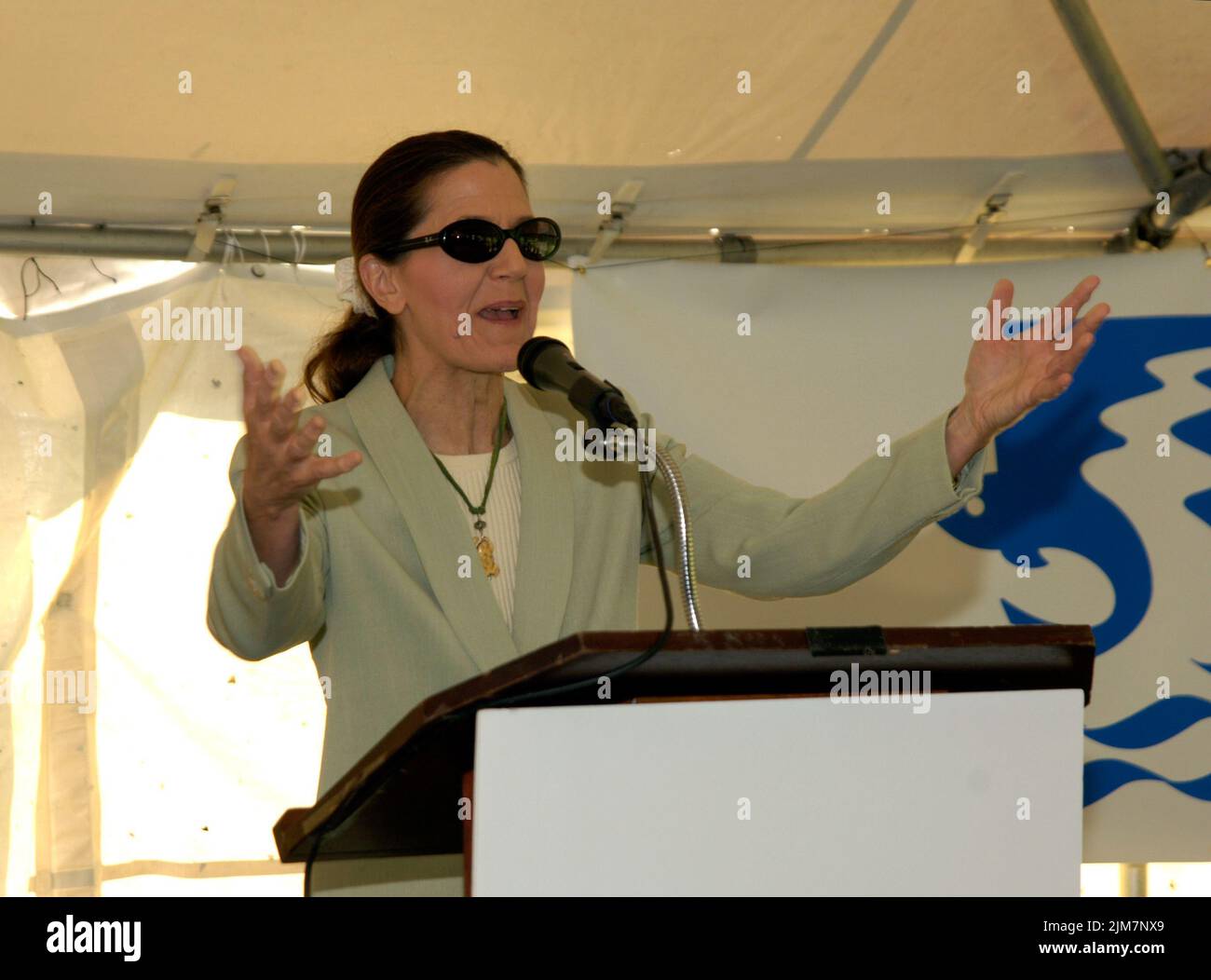 Büro des Sekretärs (Carlos Gutierrez) - National Fish Habitat Roll Out Unterzeichnung Stockfoto