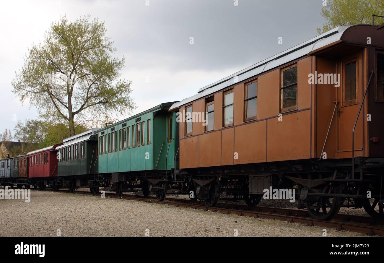 Alte Eisenbahn Stockfoto