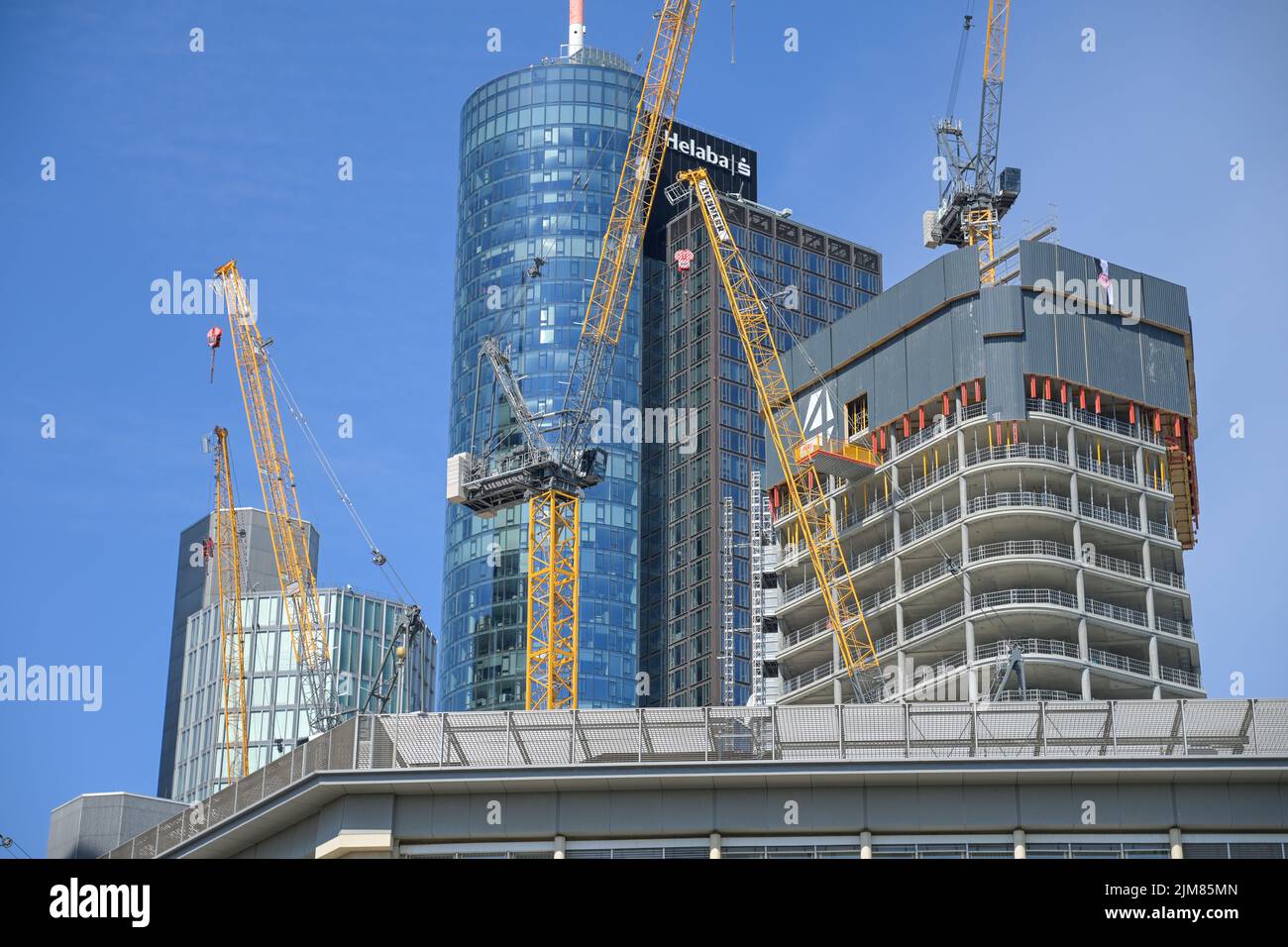 Neubau Four Frankfurt, große Gallusstraße, Bankenviertel, Frankfurt am Main, Hessen, Deutschland Stockfoto