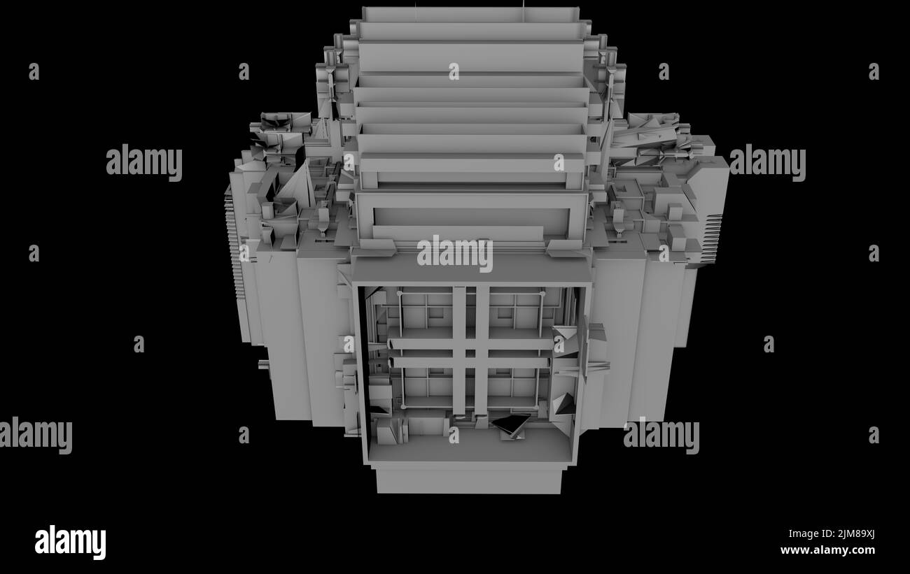 Architektonische Struktur. Stockfoto
