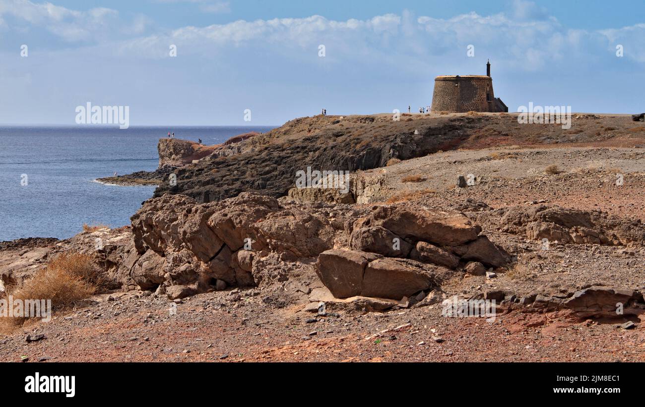 Spanien Lanzarote Playa Blanca Punta del Aquila Stockfoto