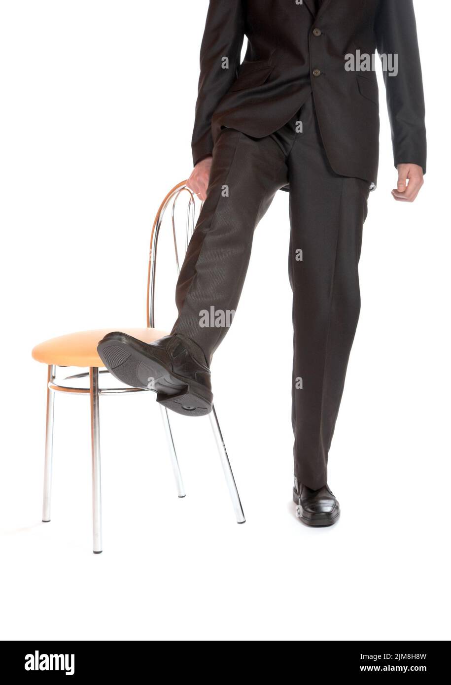 Stamm des Mannes in einem Anzug Stockfoto