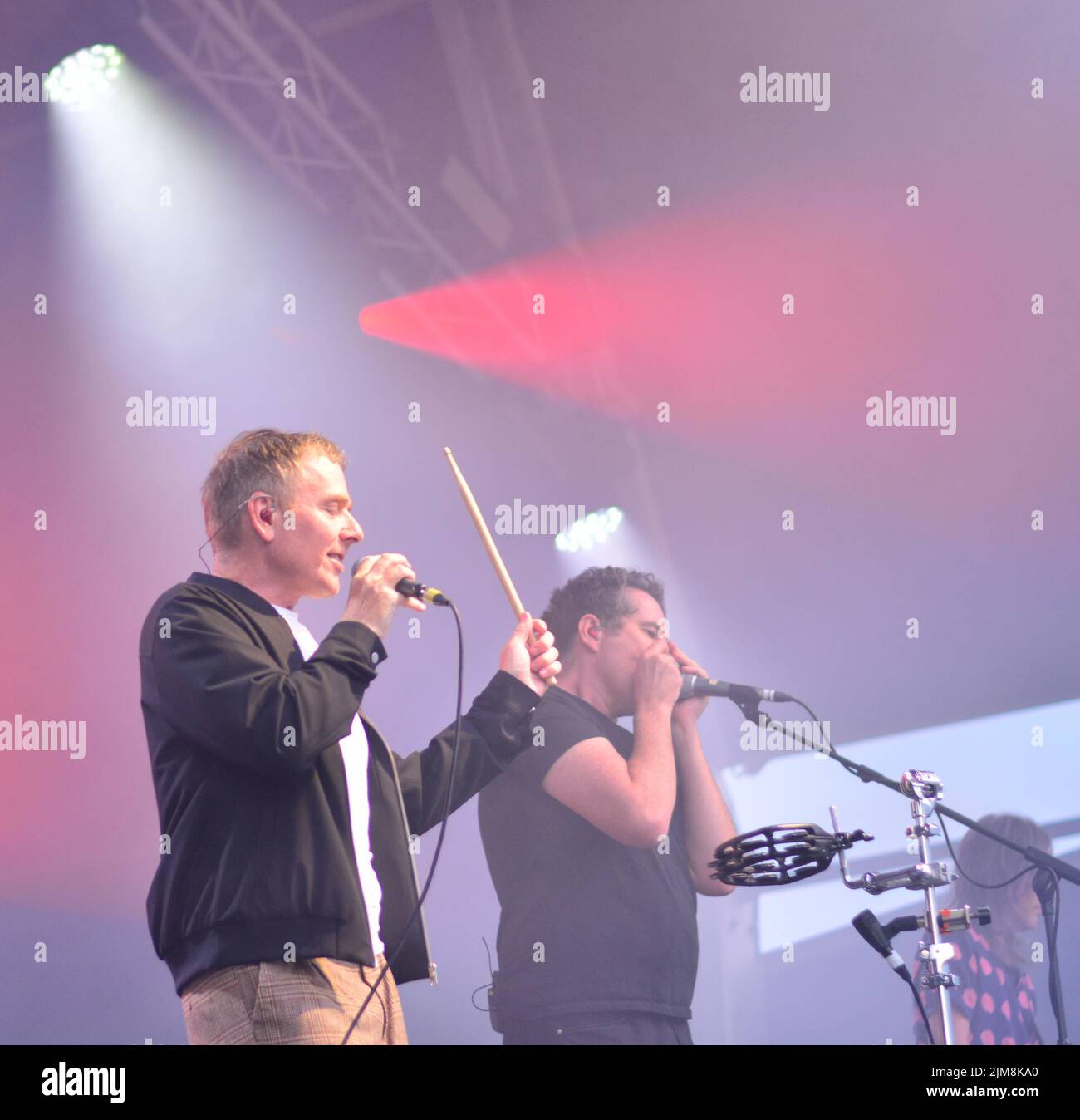 Belle und Sebastian beim Bristol Harbour Festival. Lloyds Amphitheatre, Bristol, Großbritannien. Juli 15 2022. Stockfoto