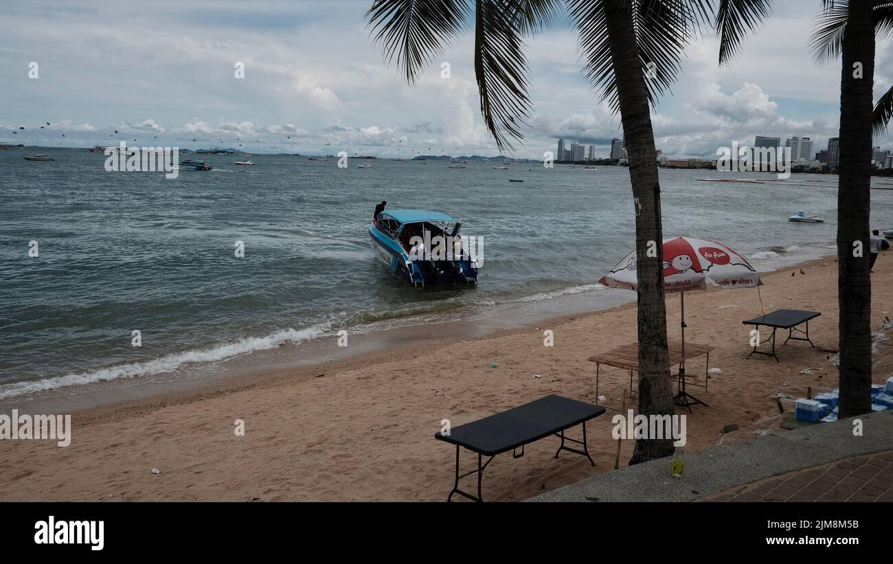 Pattaya Beach Thailand Küste des Golfs von Thailand Stockfoto