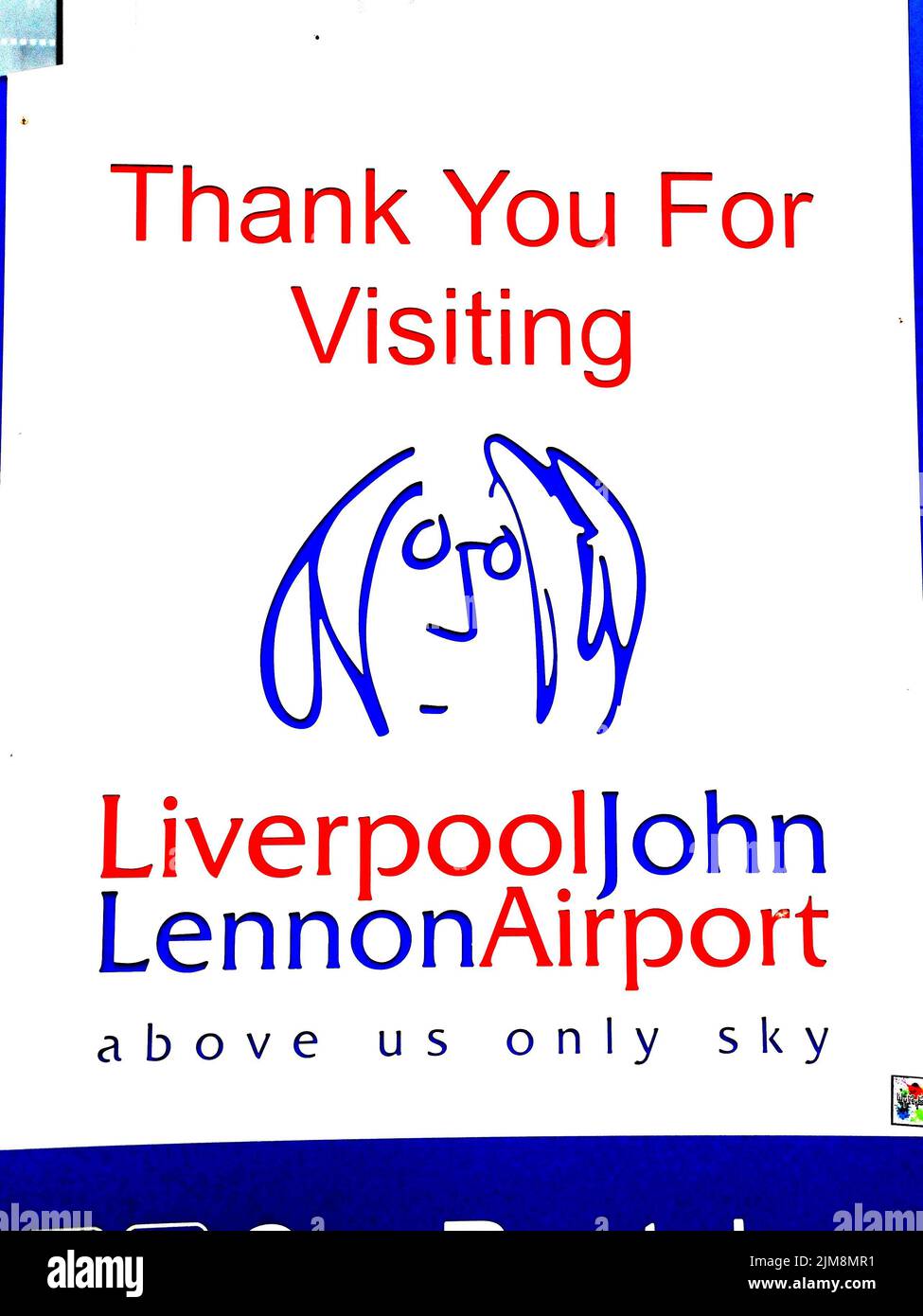 Flughafen John Lennon Stockfoto